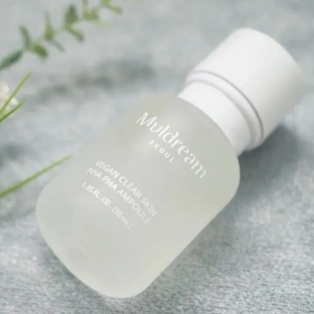MULDREAM Vegan Clear Skin AHA PHA Ampoule 1.85 fl.oz -NIB